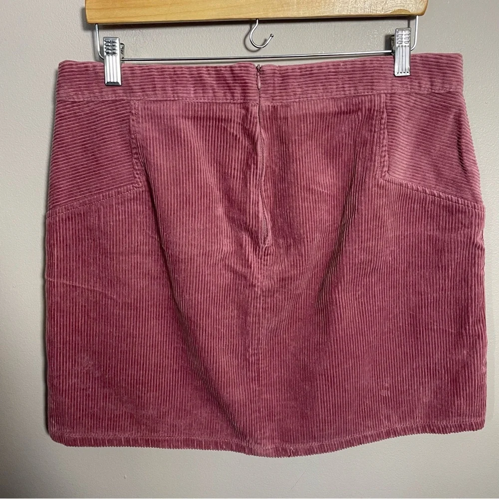 A.N.A. A new Approach Corduroy Skirt pink preppy mini size 14
